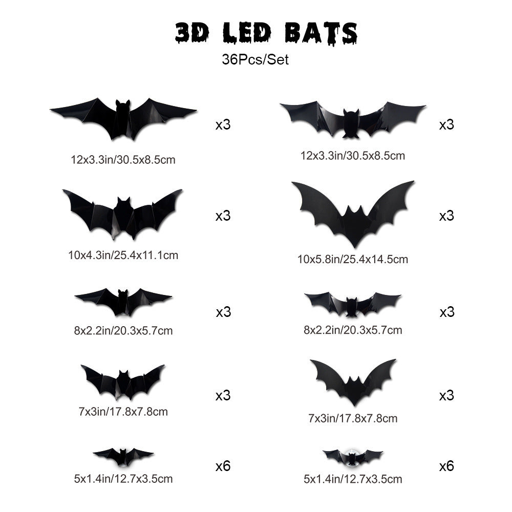 Midnight Glow Bats — Glow-in-the-Dark Bat Set