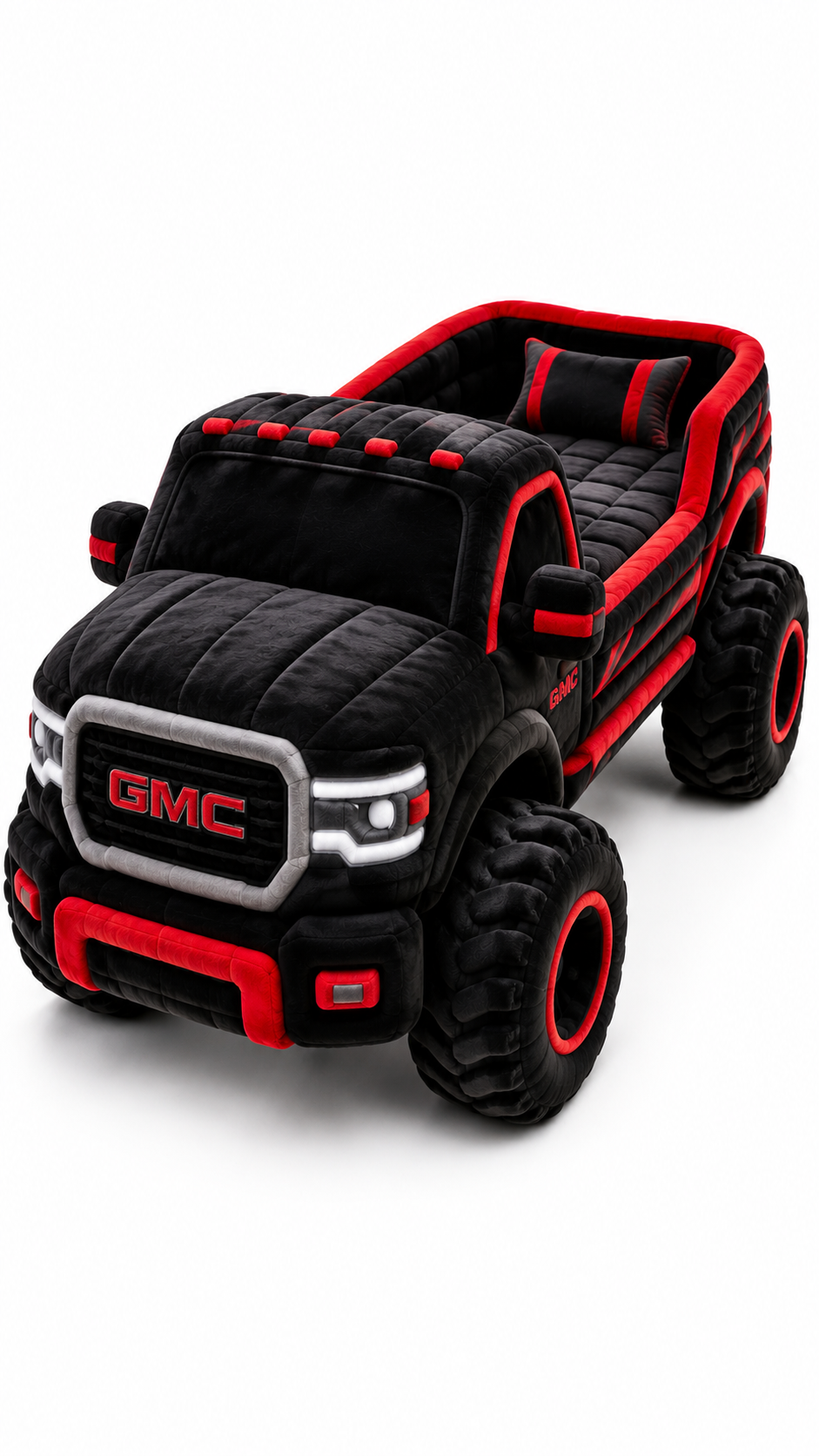 Black & Red Off-Road Truck Bed