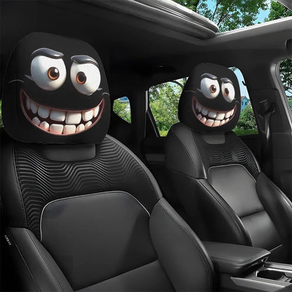 The Watching Ghost — Spooky Car Headrest Cover