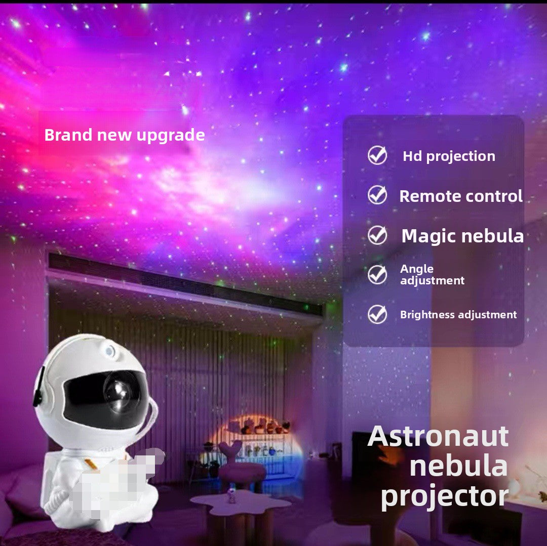 Sitting Astronaut Star Projector Night Light