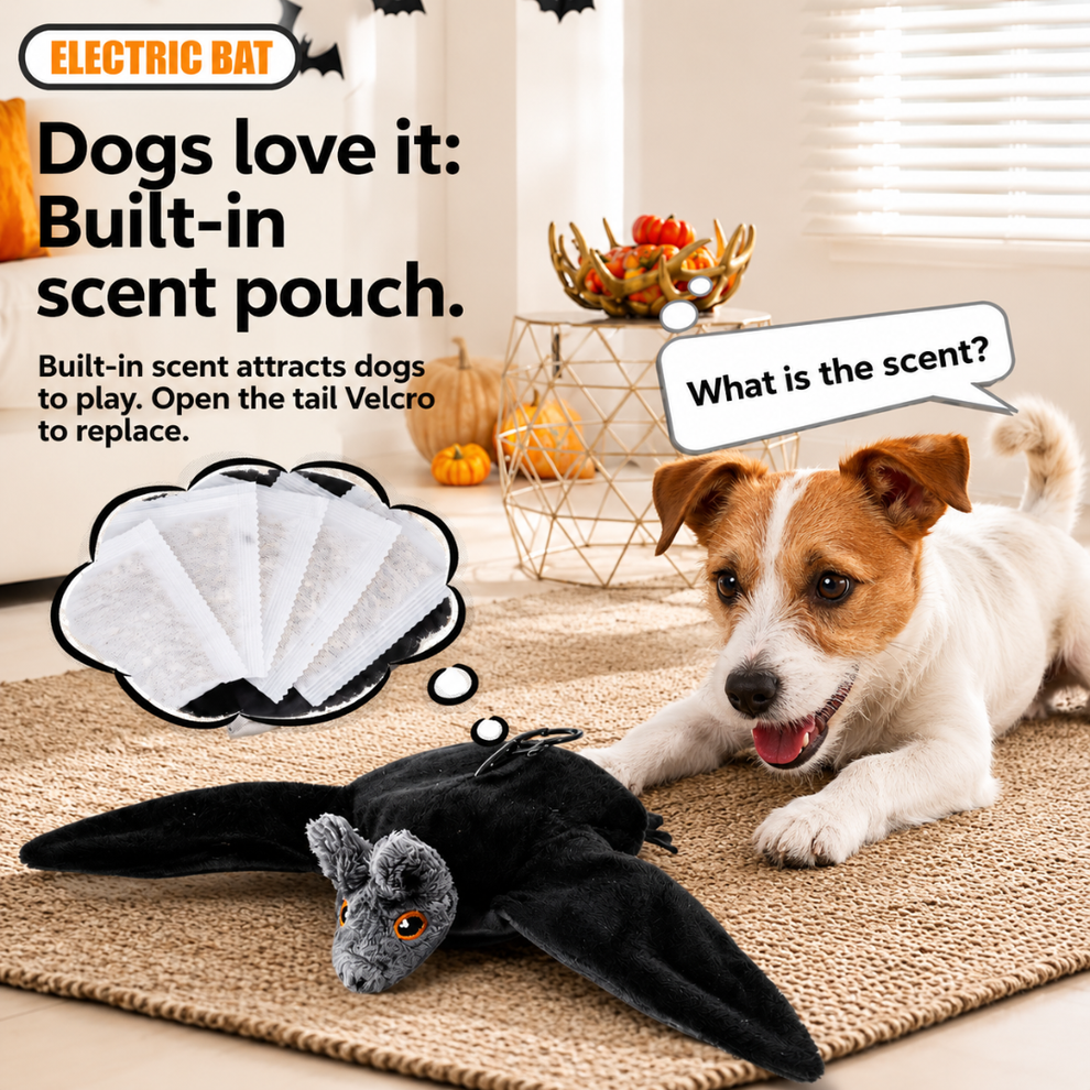 Spooky Flying Bat — Remote Control Flapping Halloween Bat