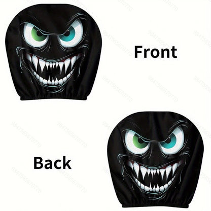 The Watching Ghost — Spooky Car Headrest Cover