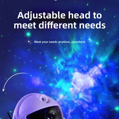 Sitting Astronaut Star Projector Night Light