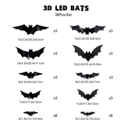 Midnight Glow Bats — Glow-in-the-Dark Bat Set