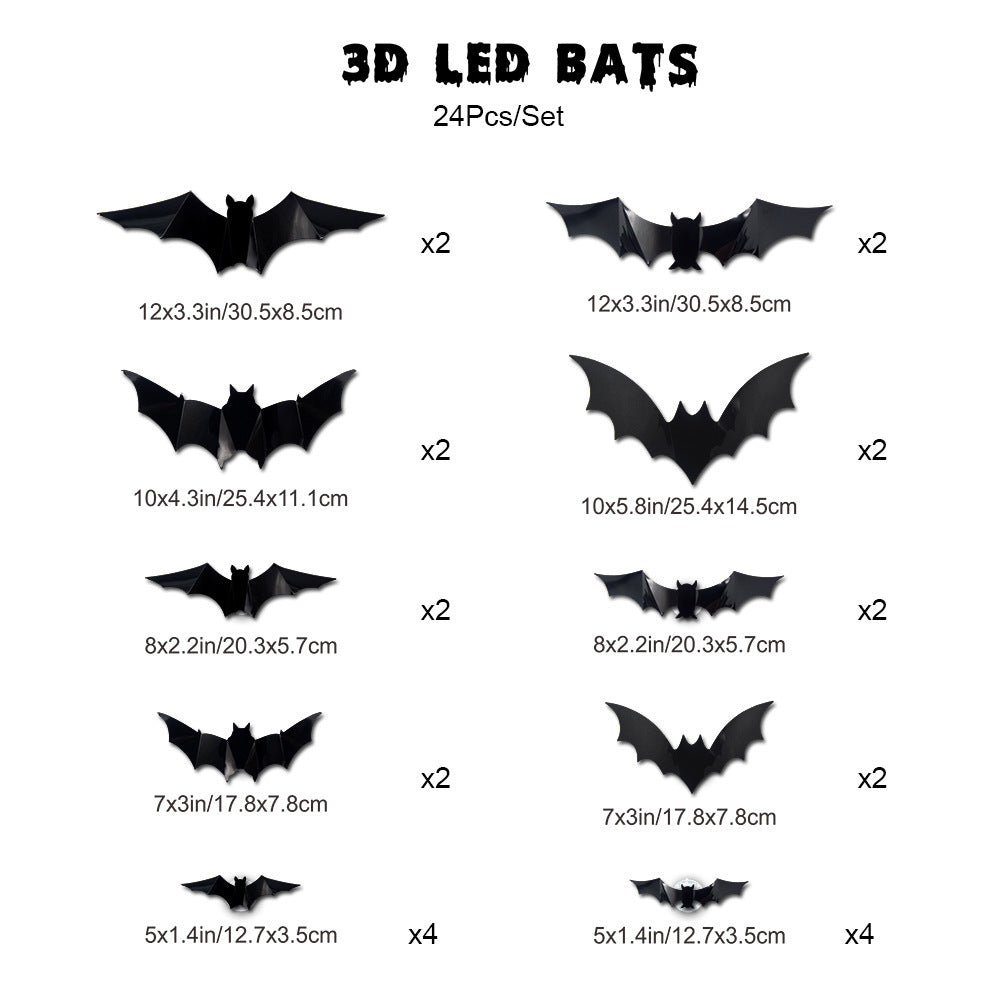Midnight Glow Bats — Glow-in-the-Dark Bat Set