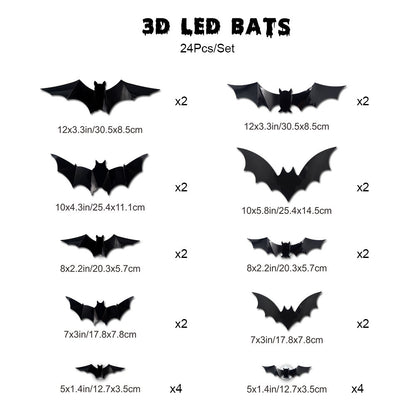 Midnight Glow Bats — Glow-in-the-Dark Bat Set