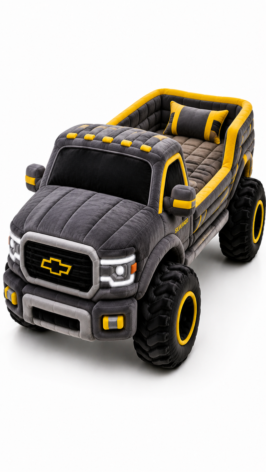 Graphite & Yellow Off-Road Truck Bed