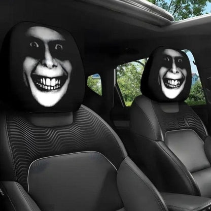 The Watching Ghost — Spooky Car Headrest Cover