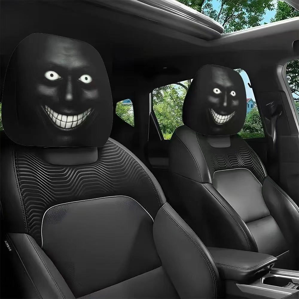 The Watching Ghost — Spooky Car Headrest Cover