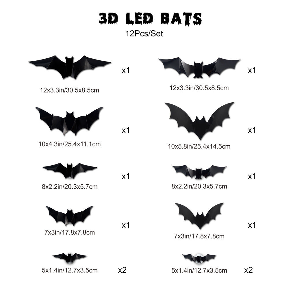 Midnight Glow Bats — Glow-in-the-Dark Bat Set