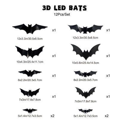 Midnight Glow Bats — Glow-in-the-Dark Bat Set