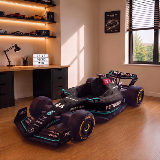 Silver Formula Racer Bed