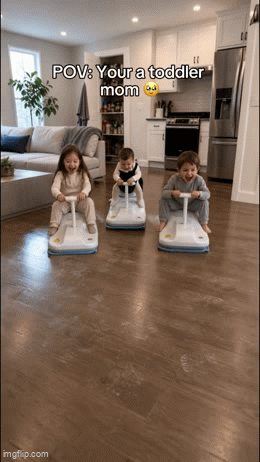 Lumio Clean Crew Ride-On — 12V Mop Rider for Toddlers