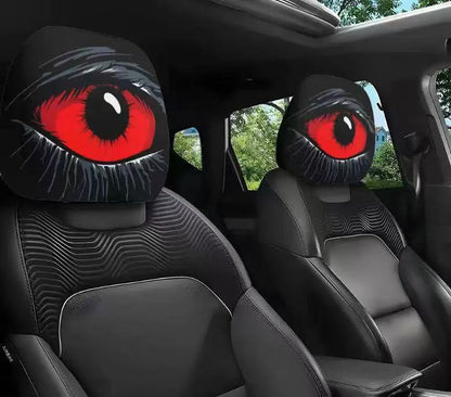 The Watching Ghost — Spooky Car Headrest Cover