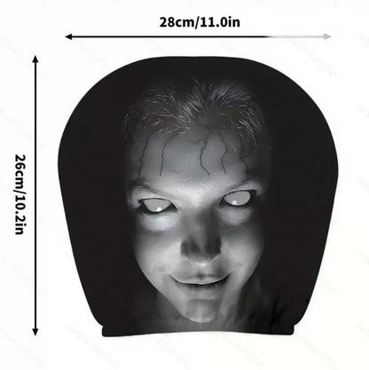 The Watching Ghost — Spooky Car Headrest Cover