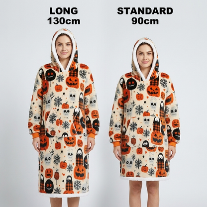 The Little Pumpkin Snuggie — Wearable Blanket Hoodie