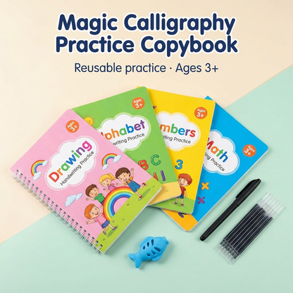 Magic Calligraphy Practice Copybook 4-book set - bundle