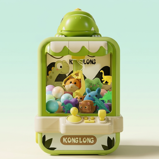 Mini Dino Claw Machine — Arcade Prize Grabber for Kids