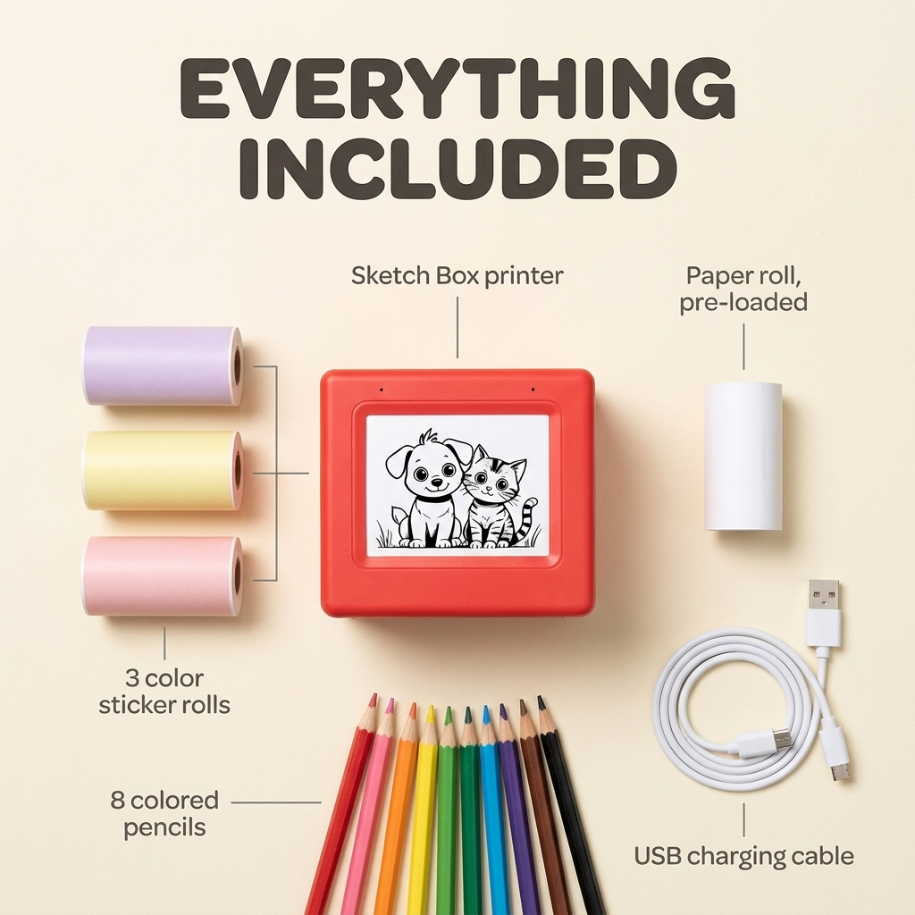 AI Stickerbot — Voice-Activated Drawing Printer