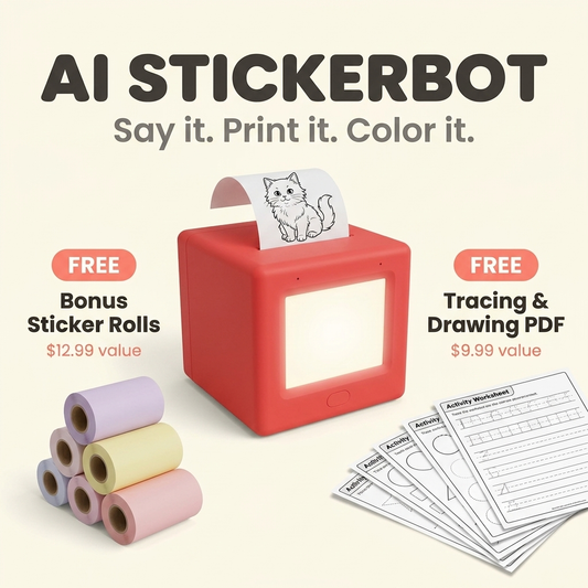 AI Stickerbot — Voice-Activated Drawing Printer
